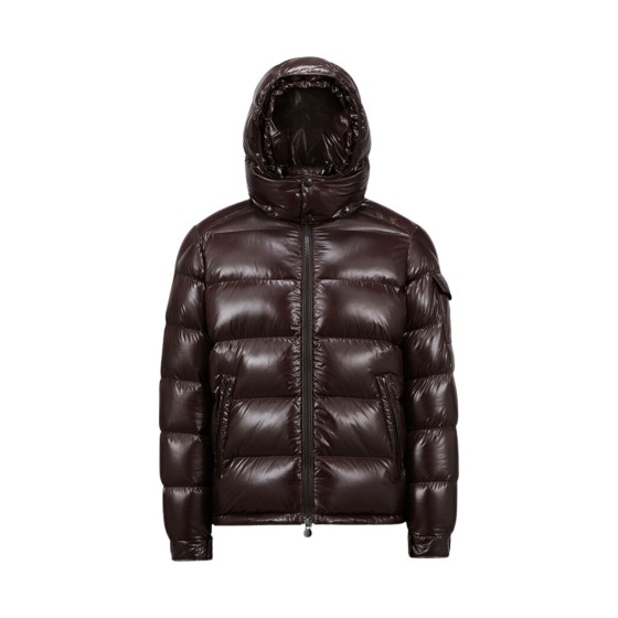 몽클레르 마야 쇼트 다운 자켓 다크 브라운